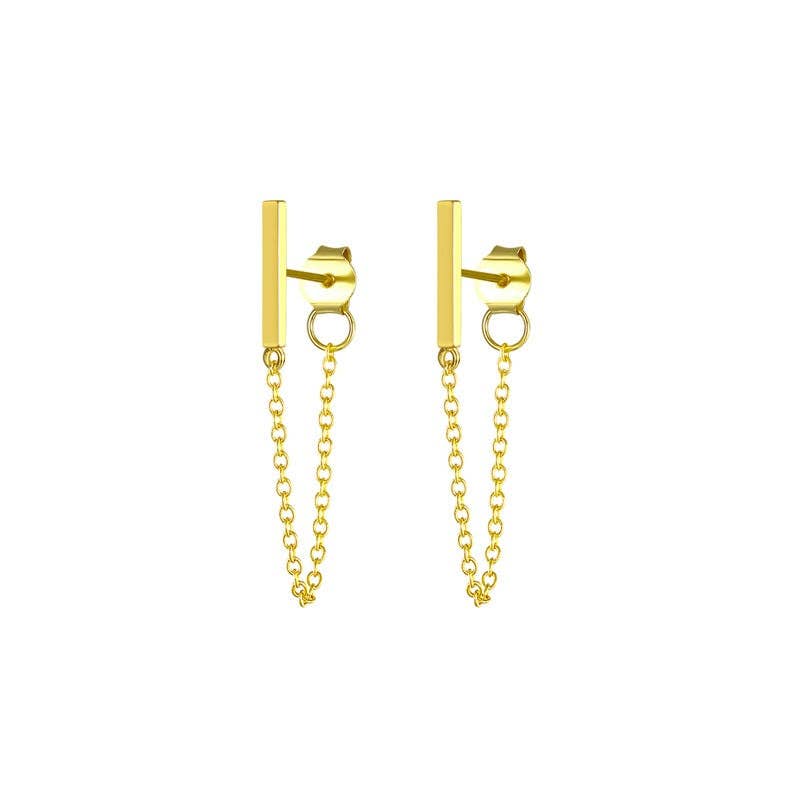 Harmony Chained Studs: Intermix