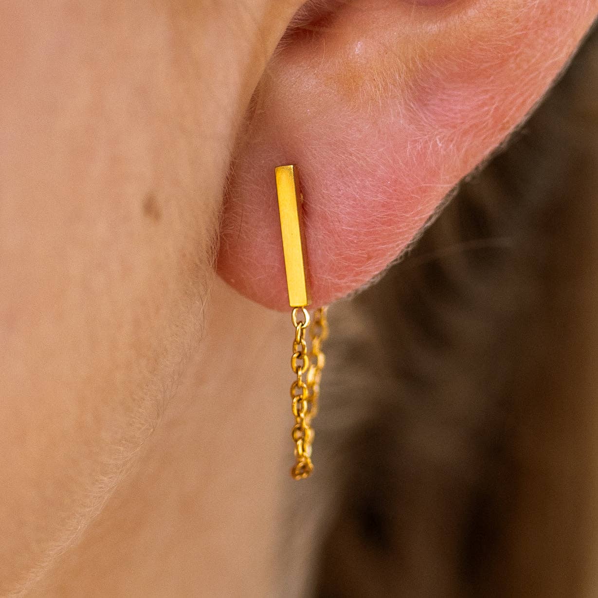 Harmony Chained Studs: Intermix