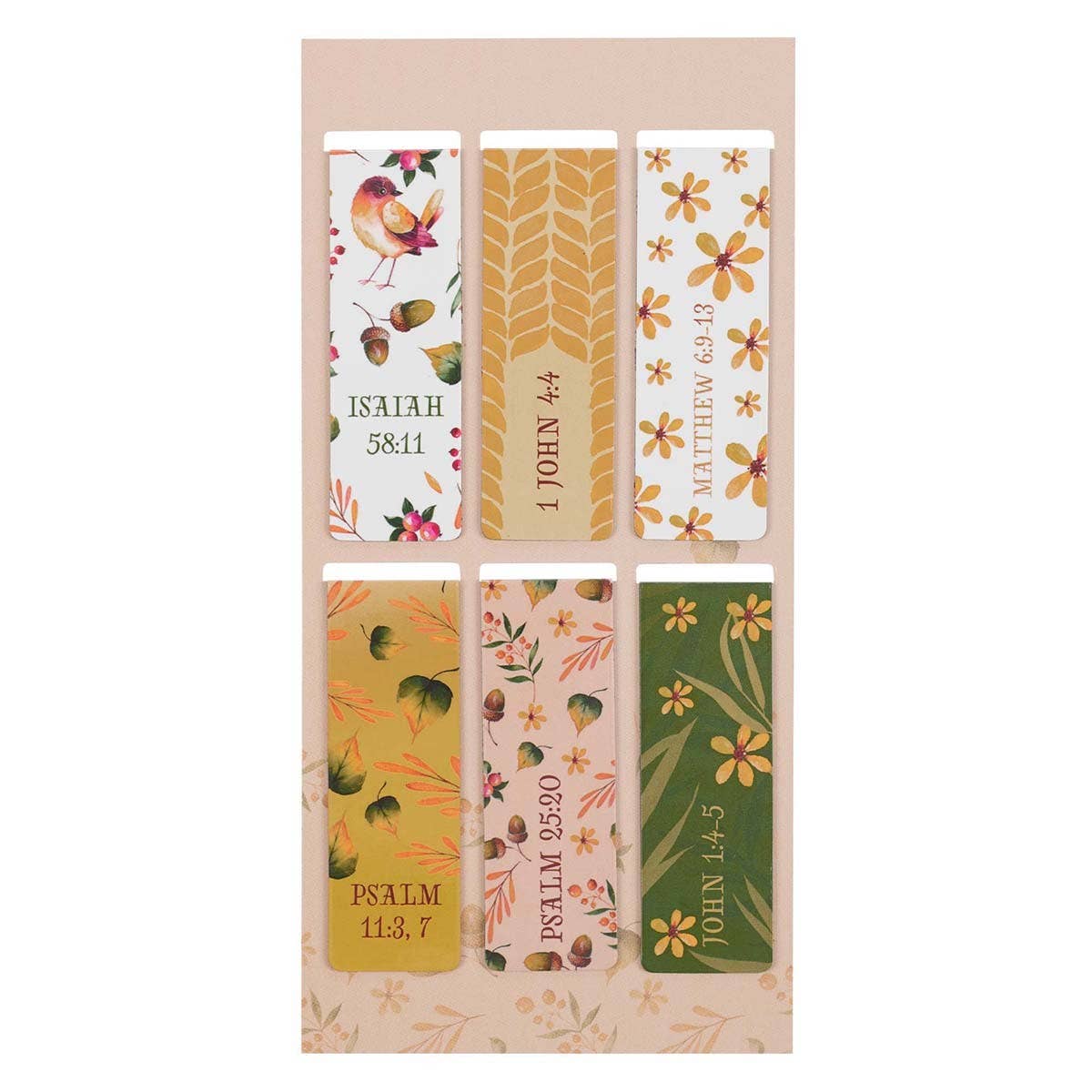 Magnetic Bookmark Set - God is my Refuge