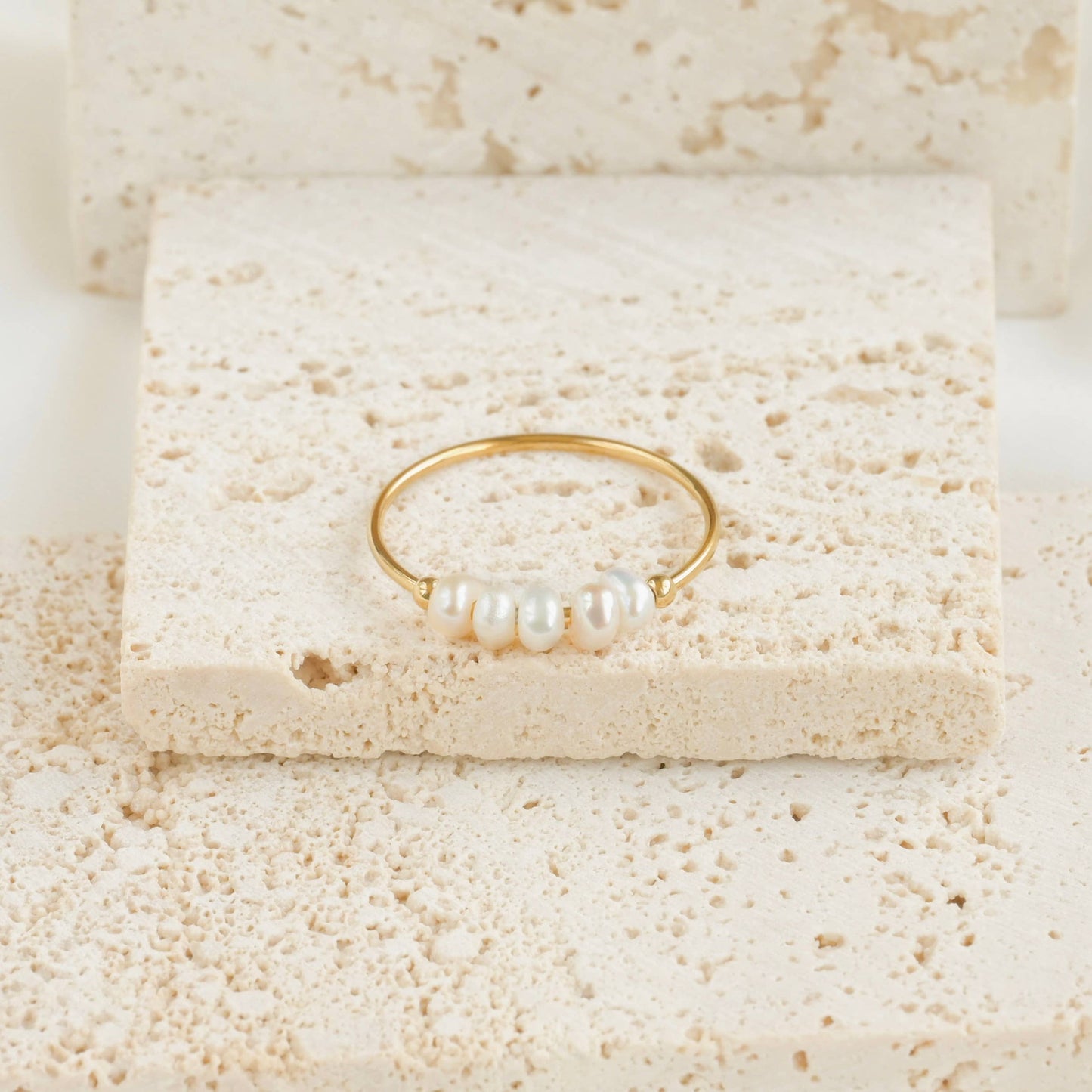 Tina Dainty Freshwater Pearl Ring
