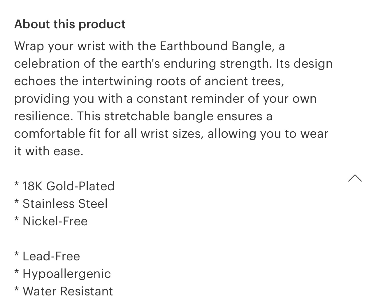 Earthbound Bangle ALCO 18k