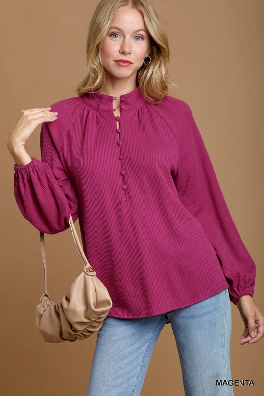 Rebecca Top in Magenta