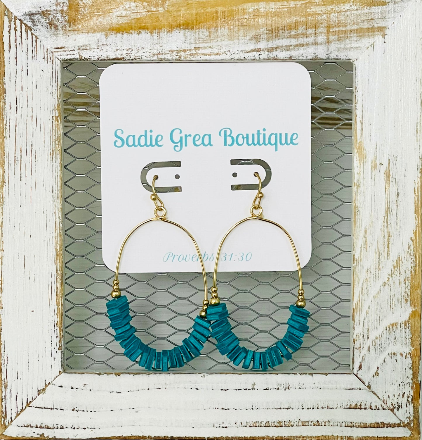 Oblong Wire Hoops