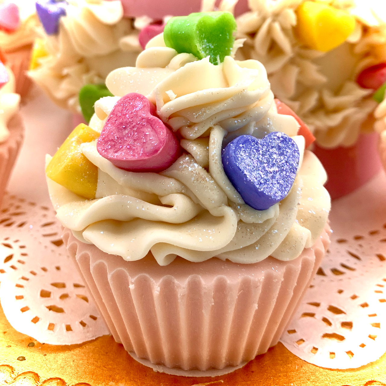 Hugs n Kisses Soap Cupcakes