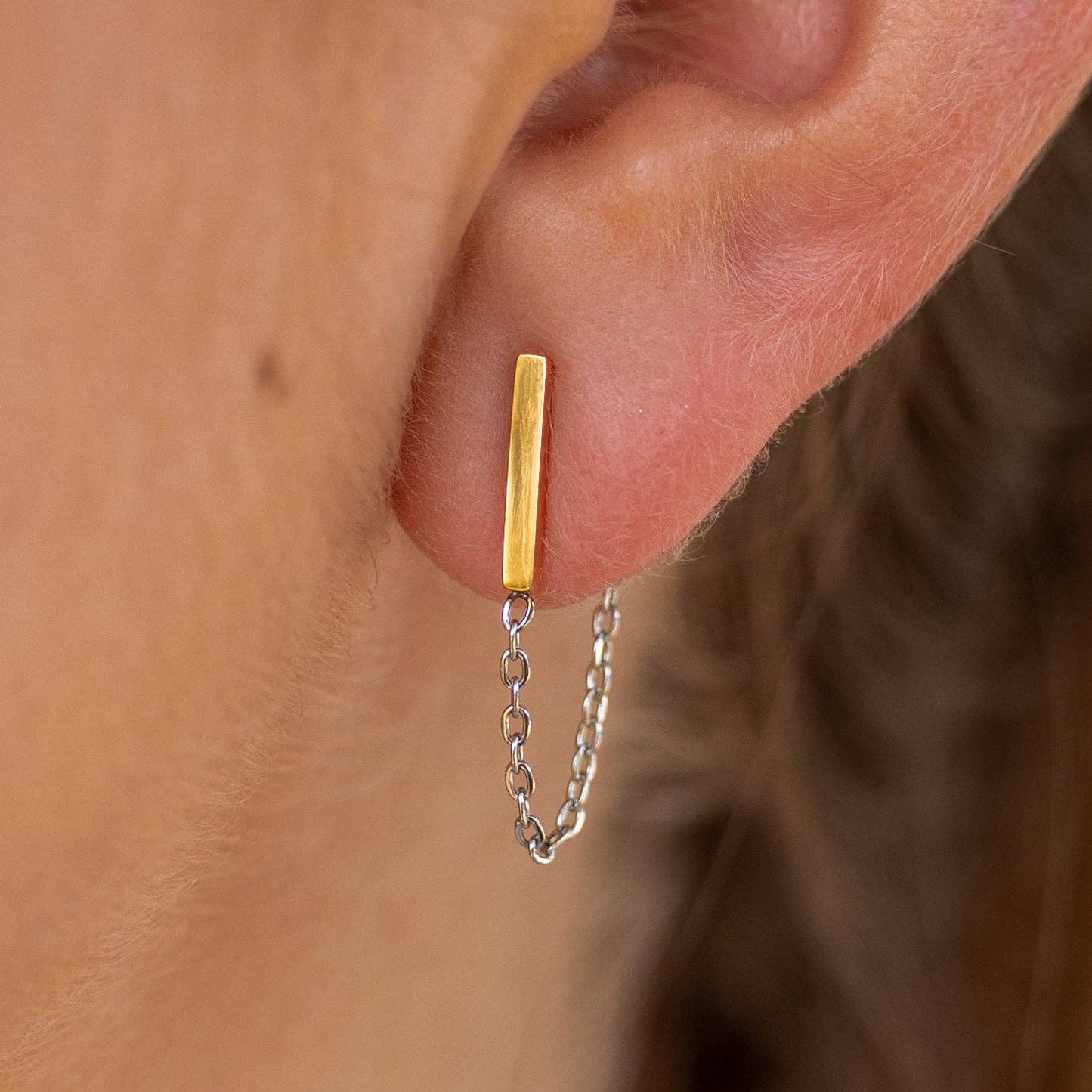 Harmony Chained Studs: Intermix