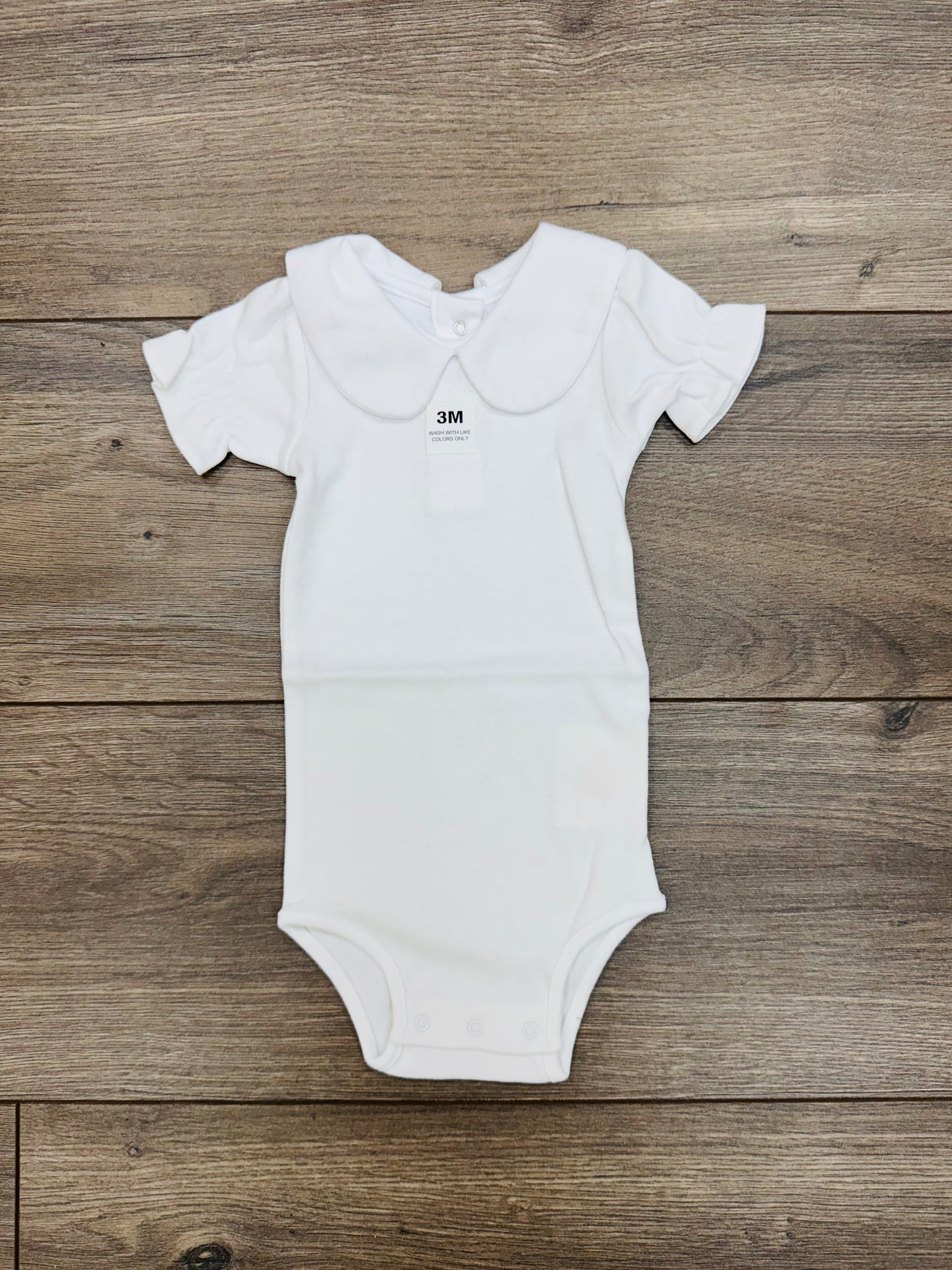 Short Sleeve Collar Onesie
