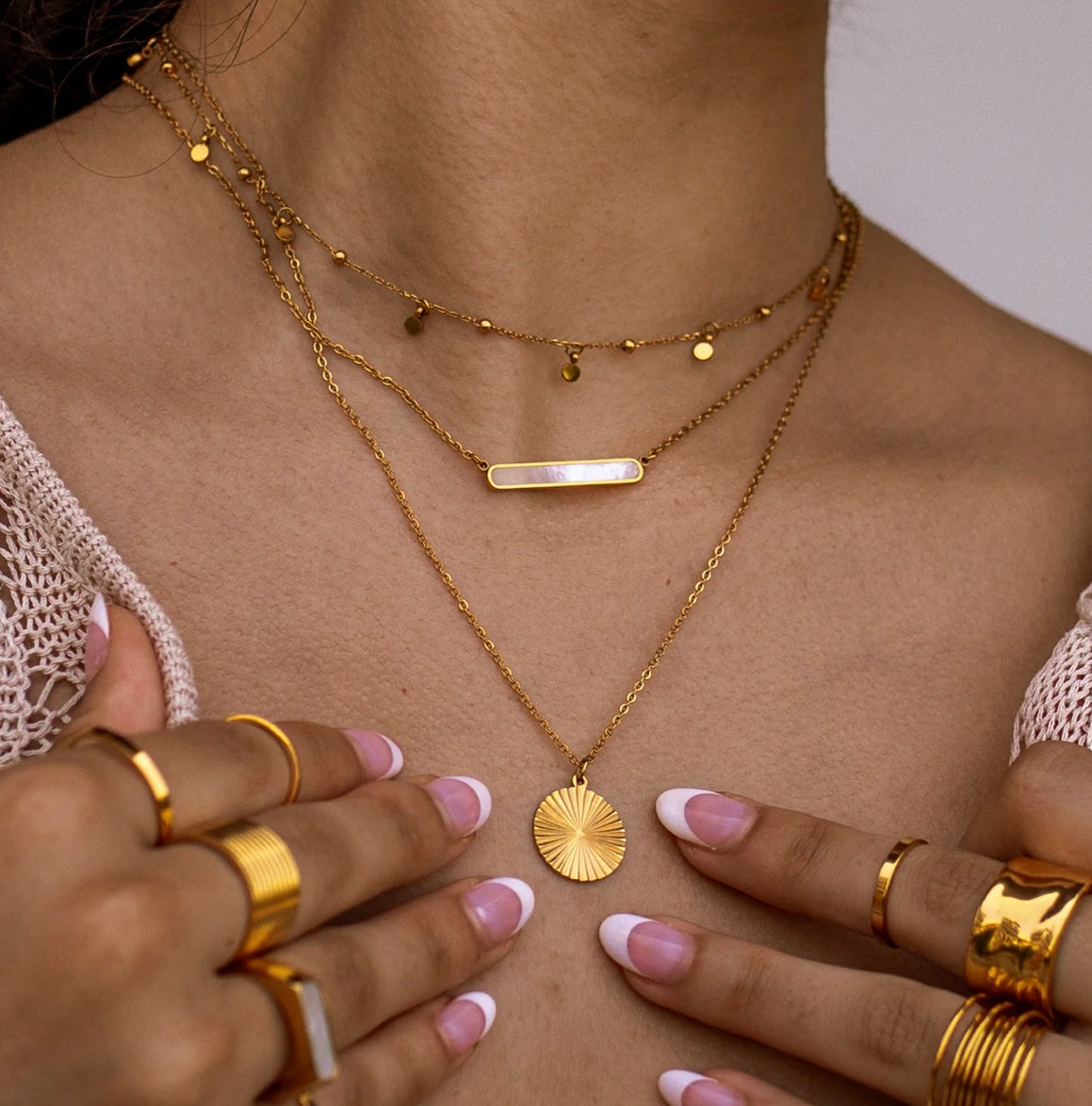 Chasing Sunset Necklace 18K ALCO