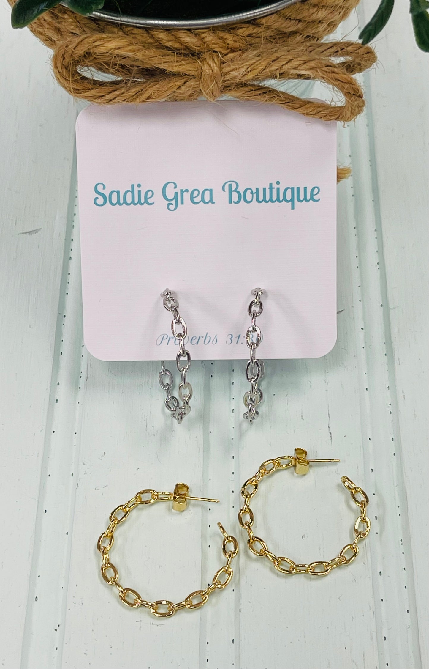 Chain Link Hoops