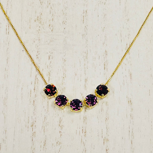 Shaughna Necklace in Merlot Sorrelli