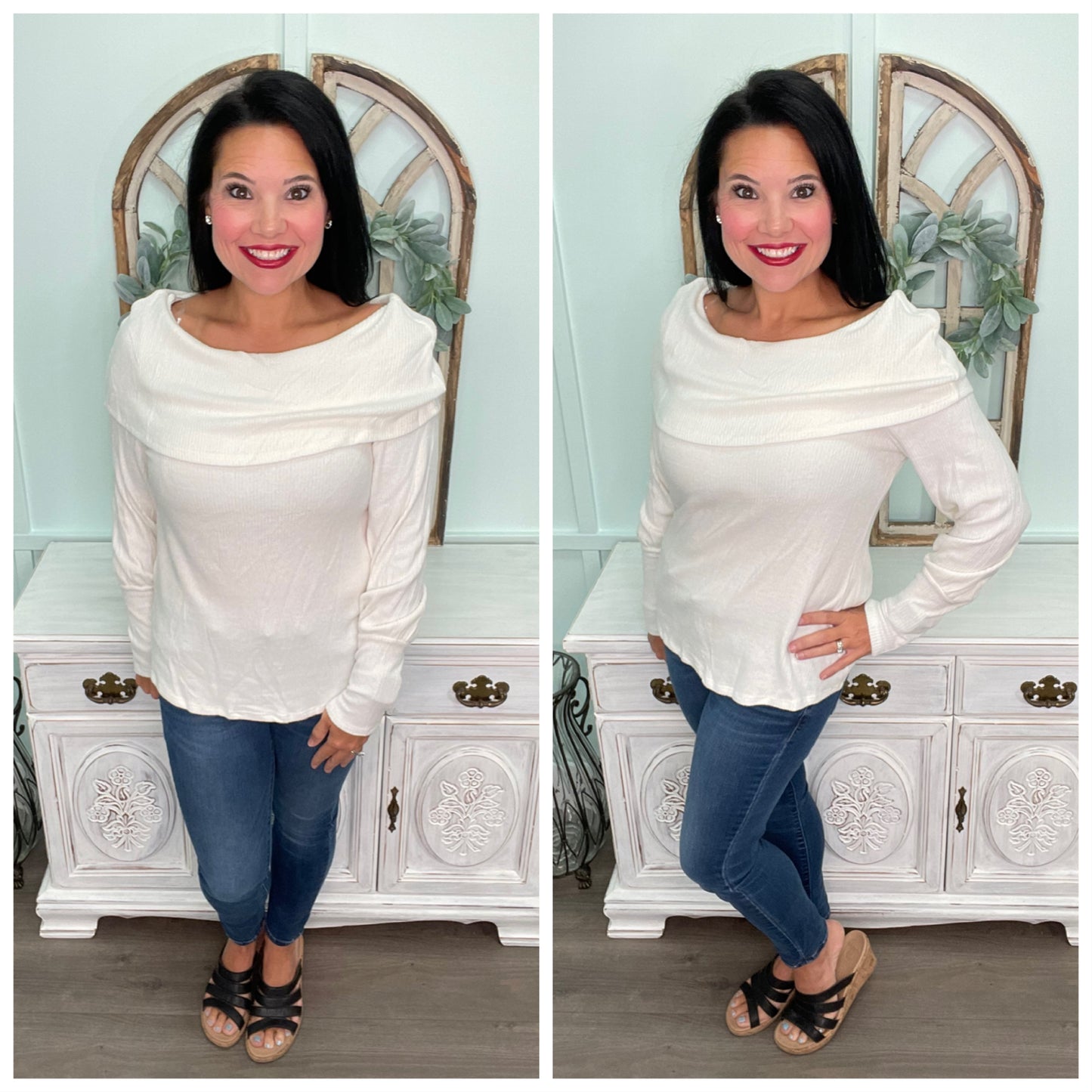 Clara Sweater in Ivory